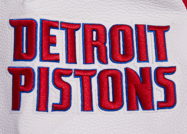 Detroit Pistons Retro Classic Rib Wool Varsity Jacket BDP656057-RYR