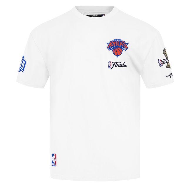NEW YORK KNICKS NBA FINALS 2026 M CJ DROP SHOULDER TEE BNK1517764-WHT