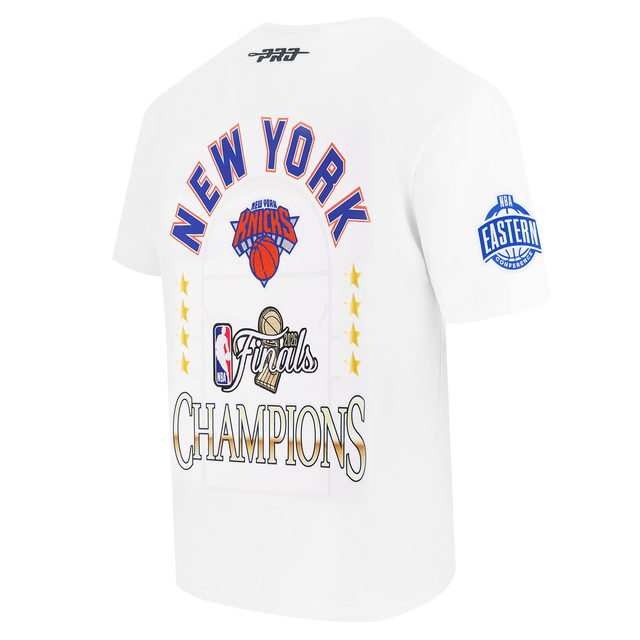 NEW YORK KNICKS NBA FINALS 2026 M CJ DROP SHOULDER TEE BNK1517764-WHT