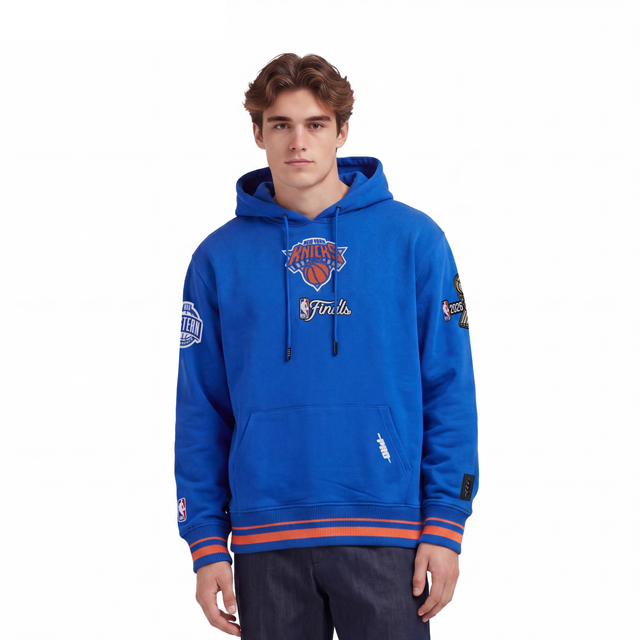 NEW YORK KNICKS NBA FINALS 2026 M RIB FLC PO HOODIE BNK5517765-ROR