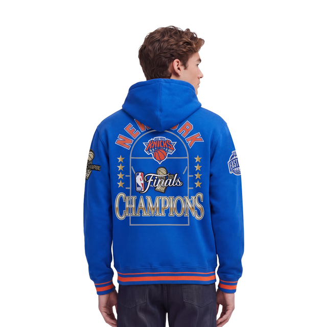 NEW YORK KNICKS NBA FINALS 2026 M RIB FLC PO HOODIE BNK5517765-ROR