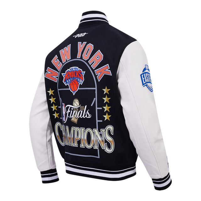 NEW YORK KNICKS NBA FINALS 2026 M RIB WOOL VARSITY JACKET BNK6517766-BLW