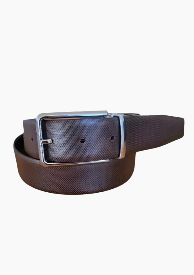 OHM New York Textured Leather Belts