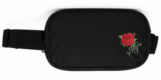 Rose City Side Bag Fanny Pack FNY-BAG-BLK