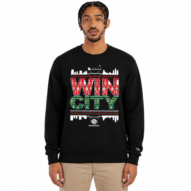 WIN City Christmas Sweater