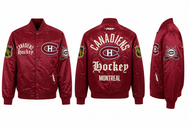 MONTREAL CANADIENS MODERN ORIGINALS M SATIN JACKET HMC667831-CRD
