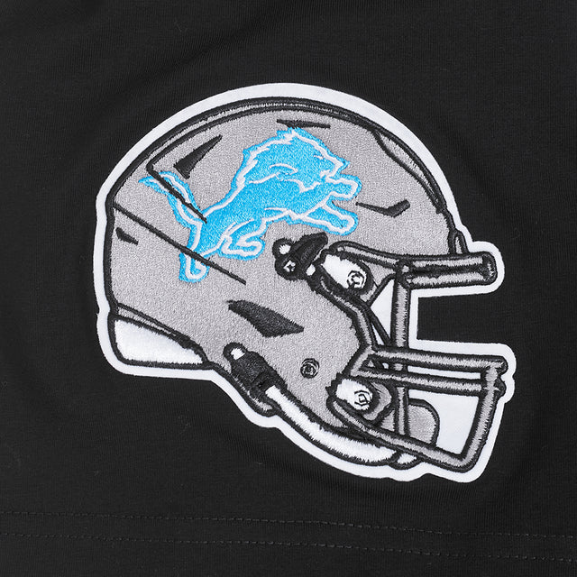 NFL DETROIT LIONS TEAM BADGE MEN'S SJ TEE FDL1411047-BLK