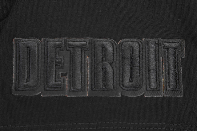 NFL DETROIT LIONS NEUTRAL MEN'S COTTON JERSEY DROP SHOULDER TEE FDL145314-BLK