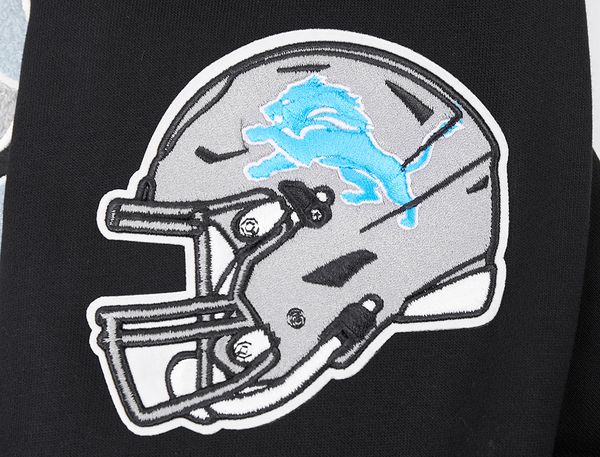 Detroit Lions Script Tail Rib FLC PO Hoodie