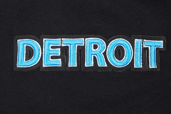 Detroit Lions Script Tail Rib FLC PO Hoodie