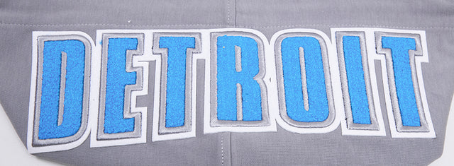 DETROIT LIONS CLASSIC CHENILLE DK PO HOODIE FDL5410272-GRY
