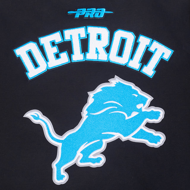 NFL DETROIT LIONS PRO GAME DAY MEN'S DBL KNIT JACKET FDL6411194-BSW