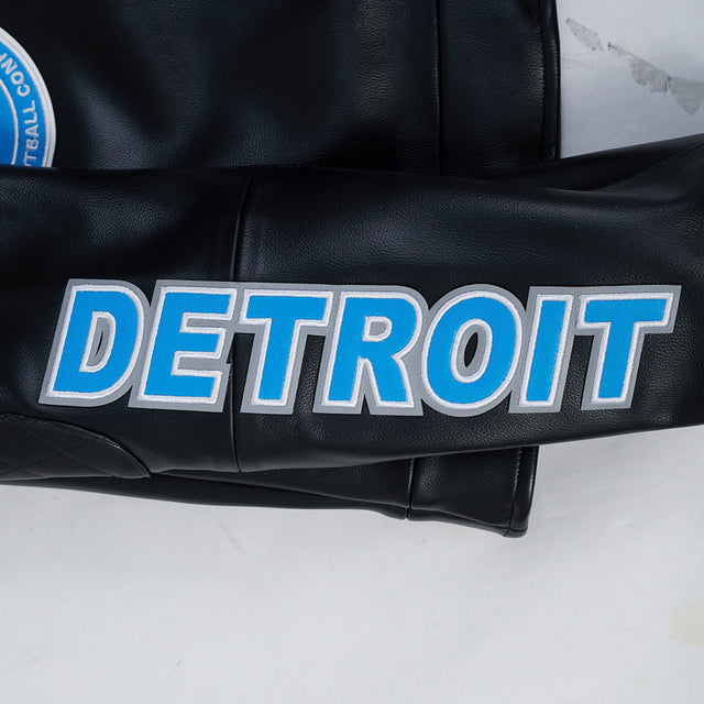 NFL DETROIT LIONS DETROIT LIONS M MOTO JACKET FDL6411536-BLW