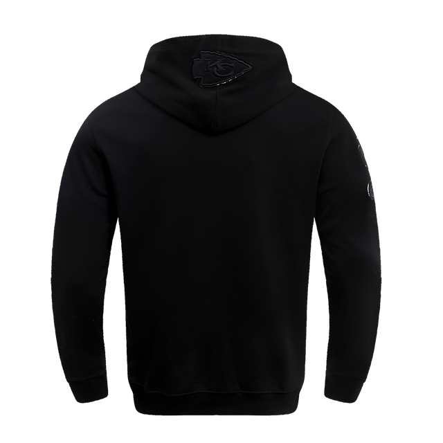 NFL KANSAS CITY CHIEFS TRIPLE BLACK MEN'S PULLOVER HOODIE FKC5410202-3BK