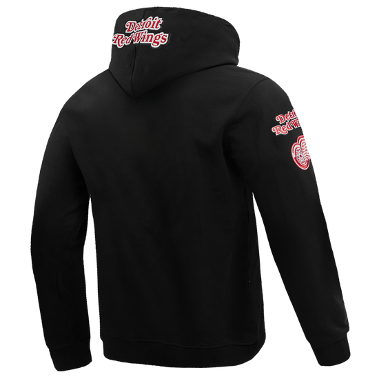 DETROIT RED WINGS CLASSIC CHENILLE DK PO HOODIE HDR561019-BLK
