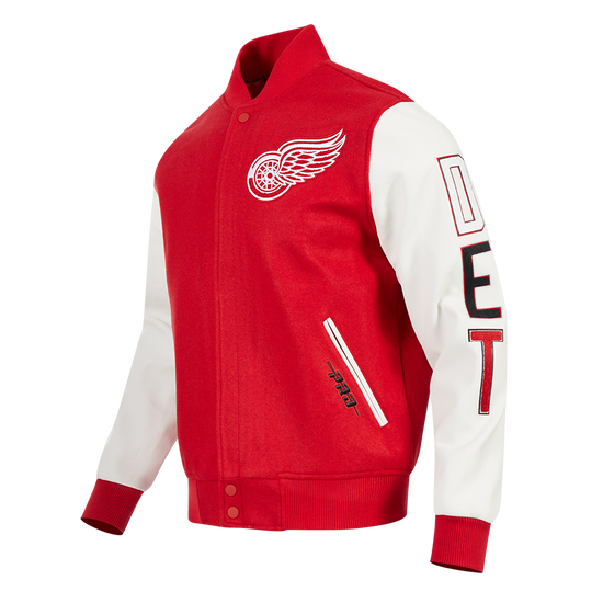 DETROIT RED WINGS CLASSIC M WOOL VARSITY JACKET HDR667826-RDW