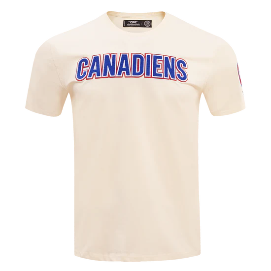MONTREAL CANADIENS CLASSIC CHENILLE SJ TEE HMC160586-EGG