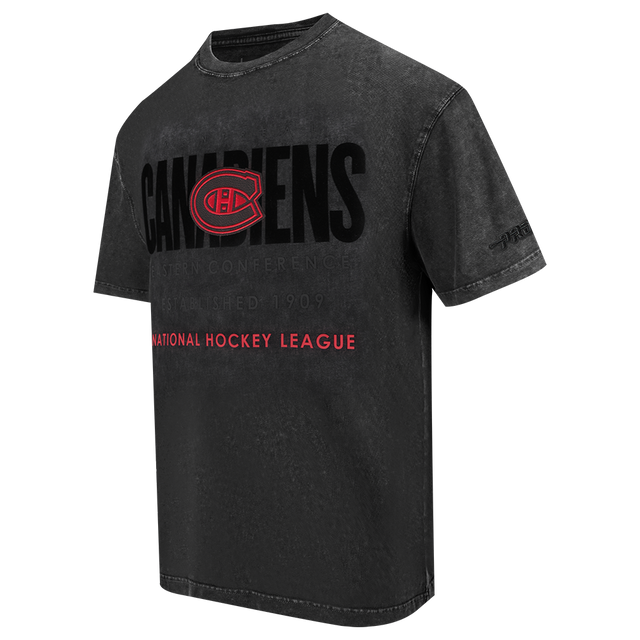 MONTREAL CANADIENS ECLIPSE M CJ DROP SHOULDER ENZYME WASH TEE HMC168280-WBK