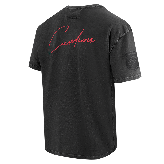 MONTREAL CANADIENS ECLIPSE M CJ DROP SHOULDER ENZYME WASH TEE HMC168280-WBK