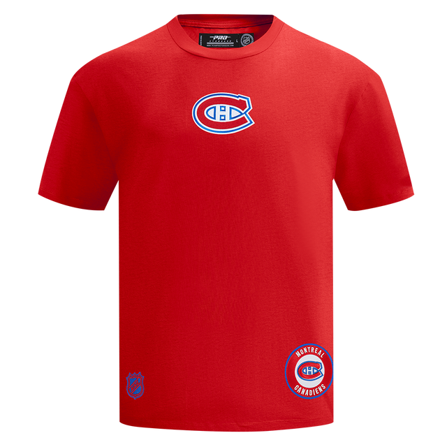 MONTREAL CANADIENS WINGSPAN M CJ DROP SHOULDER TEE HMC168411-RED