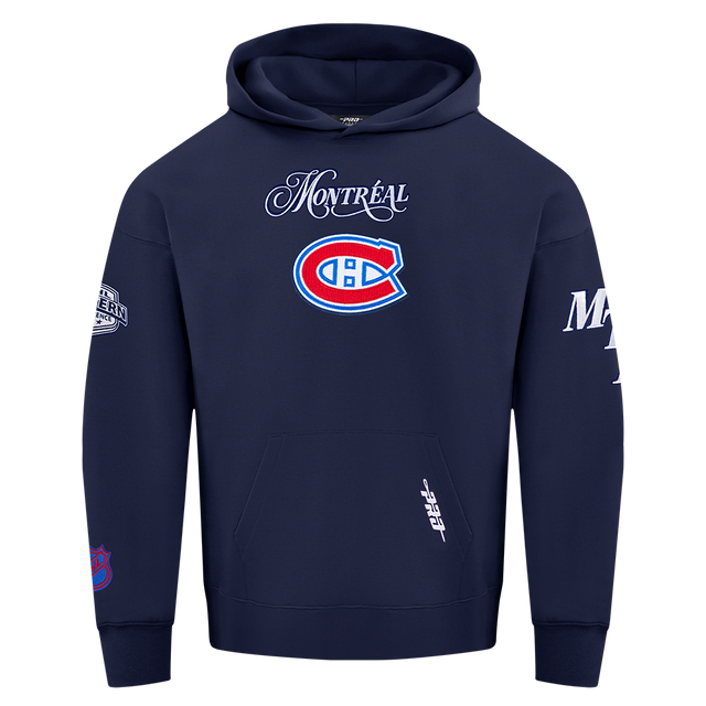 MONTREAL CANADIENS WINNERS CIRCLE M DROP SHOULDER FLC PO HOODIE HMC568287-MDN