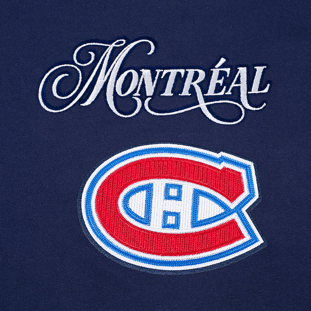MONTREAL CANADIENS WINNERS CIRCLE M DROP SHOULDER FLC PO HOODIE HMC568287-MDN