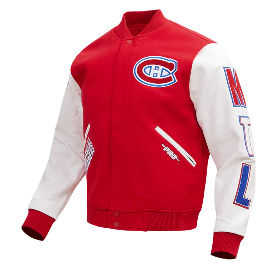 MONTREAL CANADIENS CLASSIC WOOL VARSITY JACKET HMC660875-RDW
