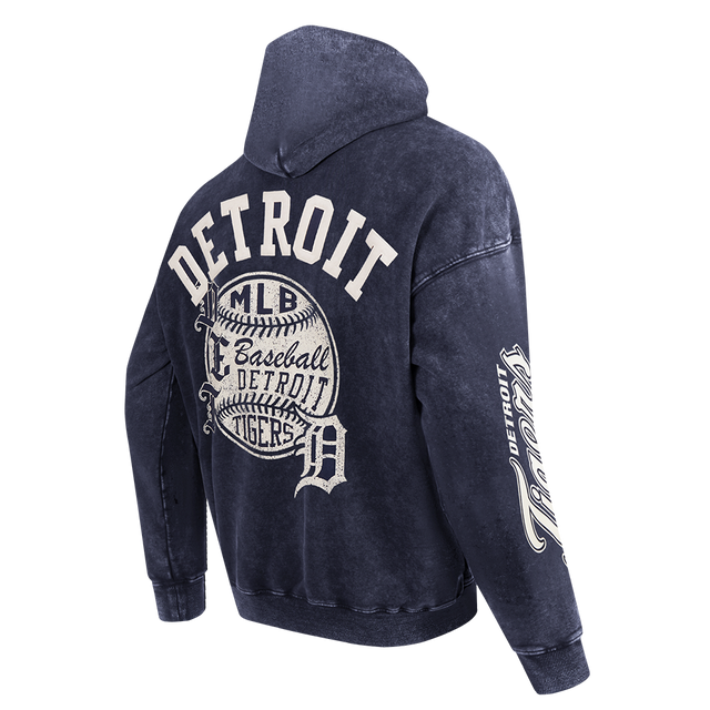 DETROIT TIGERS STREET TEAM M ENZYME WASH DS FT PO HOODIE LDT5315570-WMD