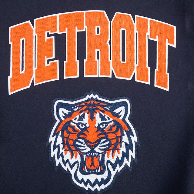 DETROIT TIGERS CITY ARCH M WOOL VARSITY JACKET LDT6315604-MNW