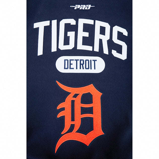 DETROIT TIGERS LETTERMAN M RIB WOOL VARSITY JACKET LDT6315760-MNW