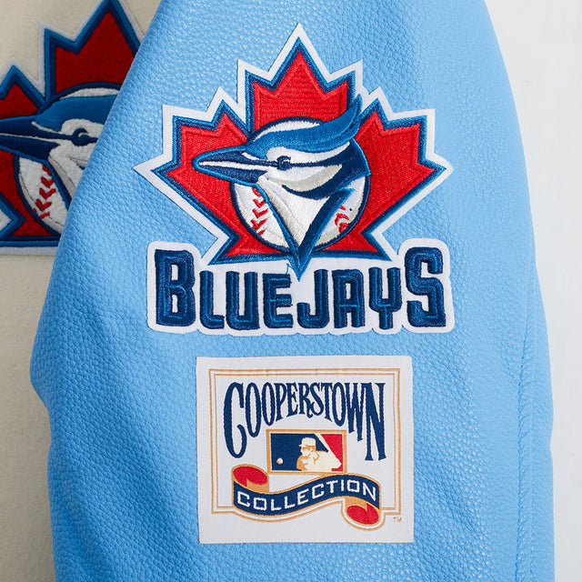 TORONTO BLUE JAYS RETRO CLASSICS RIB WOOL VARSITY JACKET LTJ6314382-EUN