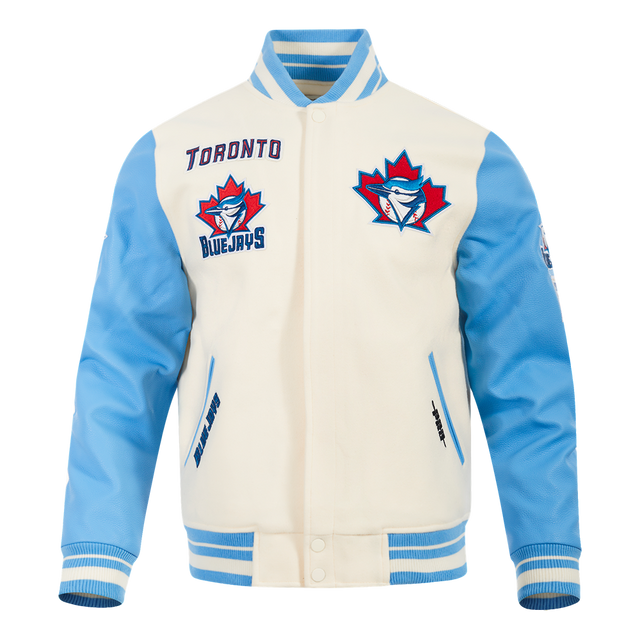 MLB TORONTO BLUE JAYS RETRO CLASSIC MEN'S RIB WOOL VARSITY JACKET LTJ6314382-EUN
