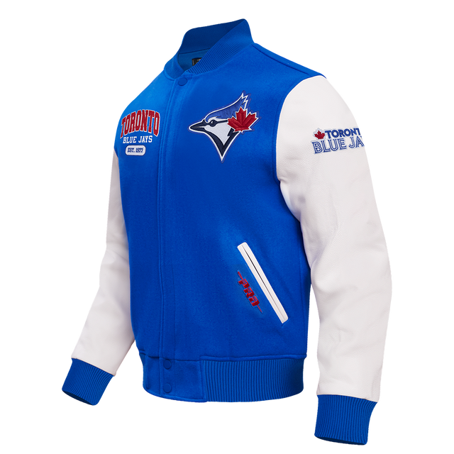 TORONTO BLUE JAYS CITY ARCH M WOOL VARSITY JACKET LTJ6315309-RWH