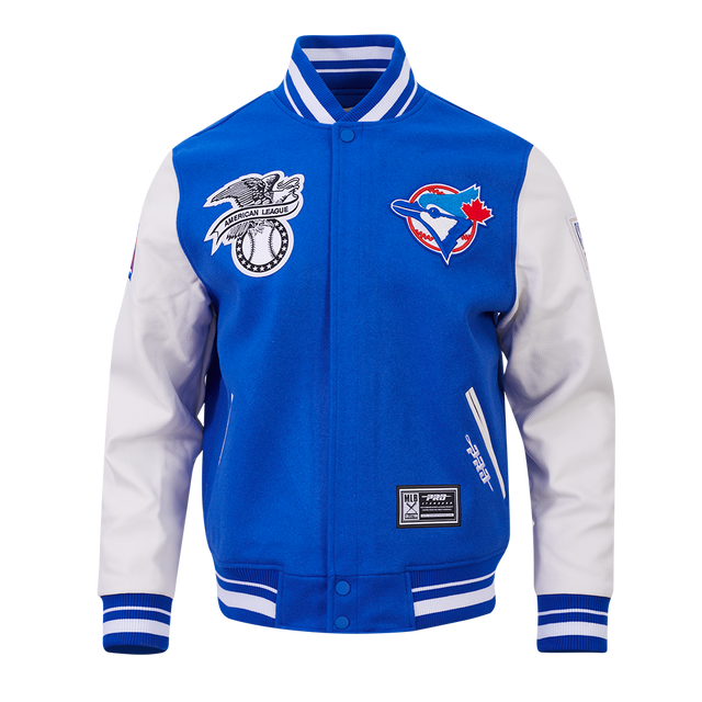 TORONTO BLUE JAYS DAY ONE M RIB WOOL VARSITY JACKET LTJ6315317-RWH