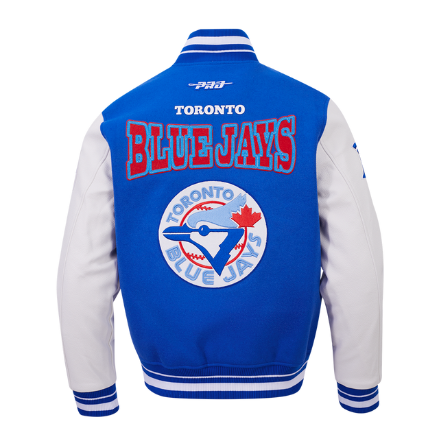 TORONTO BLUE JAYS DAY ONE M RIB WOOL VARSITY JACKET LTJ6315317-RWH