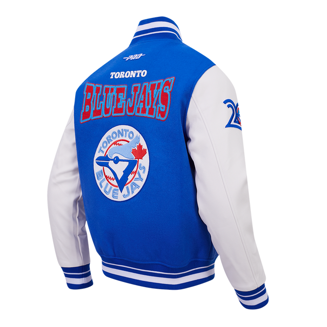 TORONTO BLUE JAYS DAY ONE M RIB WOOL VARSITY JACKET LTJ6315317-RWH