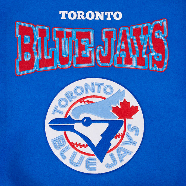 TORONTO BLUE JAYS DAY ONE M RIB WOOL VARSITY JACKET LTJ6315317-RWH