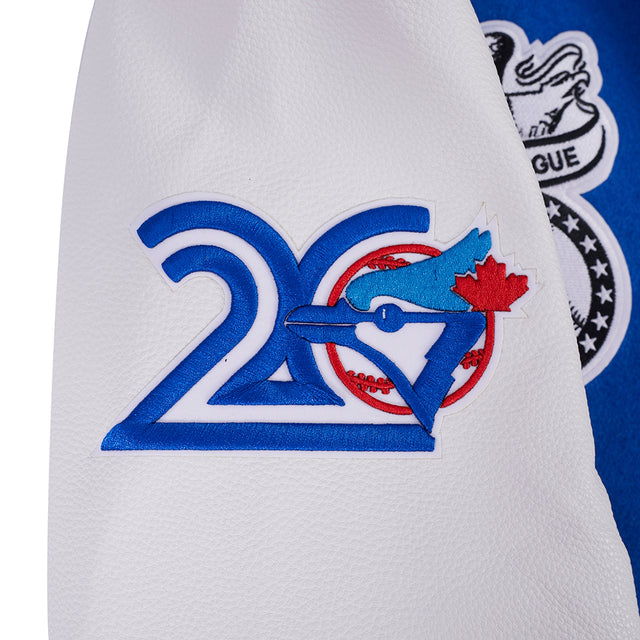 TORONTO BLUE JAYS DAY ONE M RIB WOOL VARSITY JACKET LTJ6315317-RWH