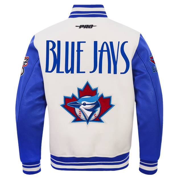 TORONTO BLUE JAYS ORIGINAL PLAYERS M RIB WOOL VARSITY JACKET LTJ6315609-ERB