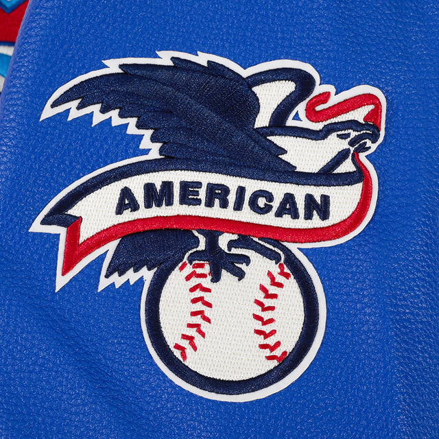 TORONTO BLUE JAYS ORIGINAL PLAYERS M RIB WOOL VARSITY JACKET LTJ6315609-ERB