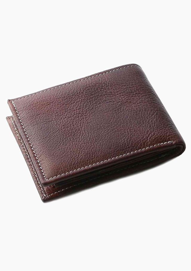 OHM Vintage Wallet in Brown Leather