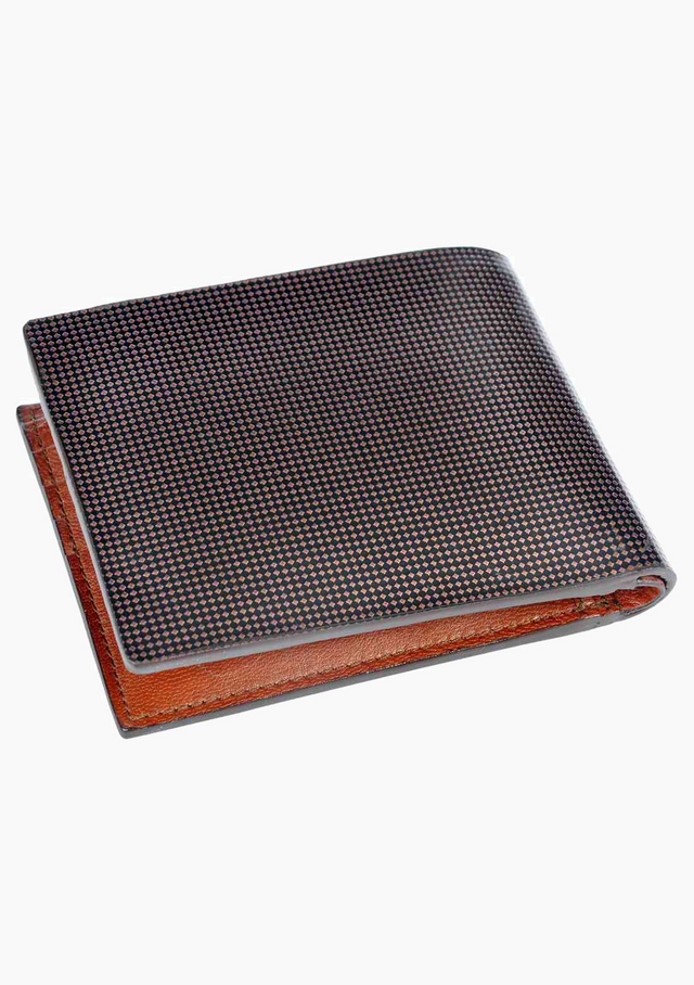 OHM New York Metallic Leather Wallet