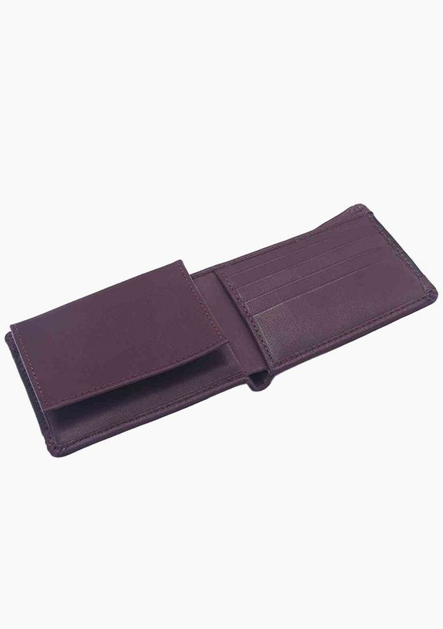 OHM Saffiano Leather Two in One Slim Wallet